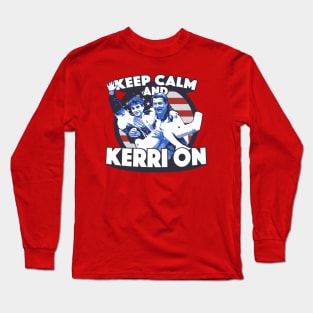 Keep Calm and Kerri On // Funny Gymnastics Meme Long Sleeve T-Shirt